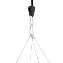 Lampa do uprawy wzrostu roślin pełne spektrum 30 x 24 cm 234 LED 1000 W srebrna