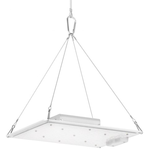 Lampa do uprawy wzrostu roślin pełne spektrum 30 x 24 cm 234 LED 1000 W srebrna Lampa do uprawy wzrostu roślin pełne spektrum 30 x 24 cm 234 LED 1000 W srebrna