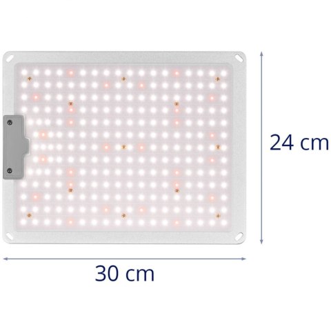 Lampa do uprawy wzrostu roślin pełne spektrum 30 x 24 cm 234 LED 1000 W srebrna Lampa do uprawy wzrostu roślin pełne spektrum 30 x 24 cm 234 LED 1000 W srebrna