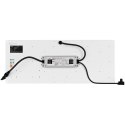 Lampa do uprawy wzrostu roślin pełne spektrum 60 x 24 cm 468 LED 2000 W srebrna
