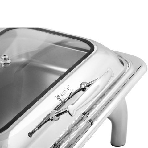 Podgrzewacz do potraw stołowy na pastę z pokrywą z okienkiem GN 1/1 8.5 l Podgrzewacz do potraw stołowy na pastę z pokrywą z okienkiem GN 1/1 8.5 l