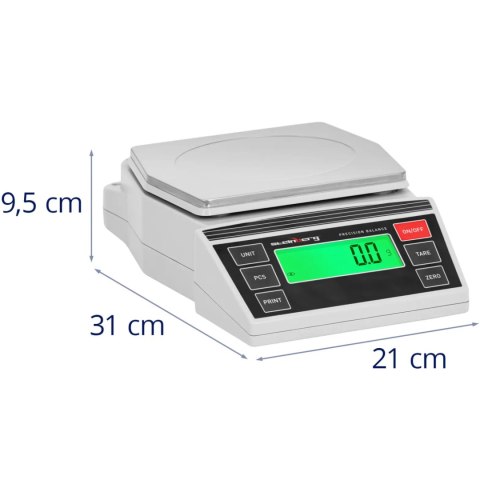 Waga laboratoryjna jubilerska precyzyjna LCD 2-10000g / 0.1 g Waga laboratoryjna jubilerska precyzyjna LCD 2-10000g / 0.1 g