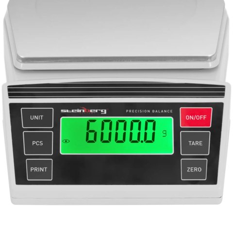 Waga laboratoryjna jubilerska precyzyjna LCD 2-6000g / 0.1 g Waga laboratoryjna jubilerska precyzyjna LCD 2-6000g / 0.1 g