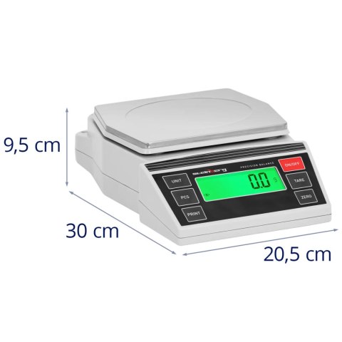 Waga laboratoryjna jubilerska precyzyjna LCD 2-6000g / 0.1 g Waga laboratoryjna jubilerska precyzyjna LCD 2-6000g / 0.1 g
