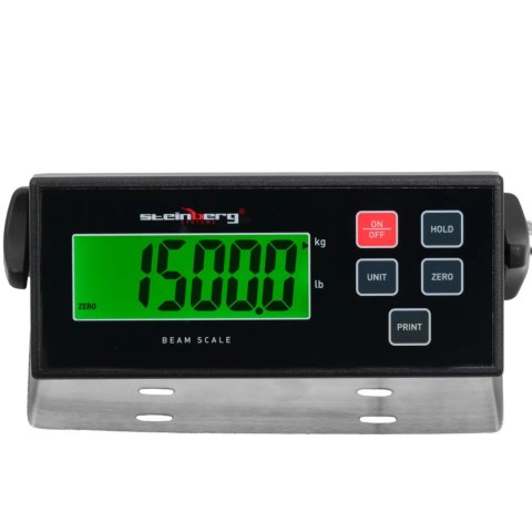 Waga płozowa belkowa paletowa LCD 1500 / 0.5 kg 121 x 84 cm Waga płozowa belkowa paletowa LCD 1500 / 0.5 kg 121 x 84 cm