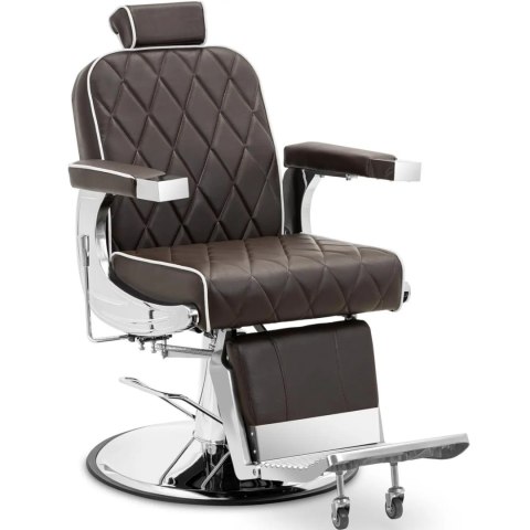 Fotel fryzjerski barberski kosmetyczny do tatuażu regulowany Physa FOXLEY - brązowy Fotel fryzjerski barberski kosmetyczny do tatuażu regulowany Physa FOXLEY - brązowy