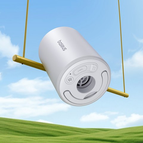 2w1 Pompka turystyczna do materaca i latarką LED PocketGo Pro - biała 2w1 Pompka turystyczna do materaca i latarką LED PocketGo Pro - biała