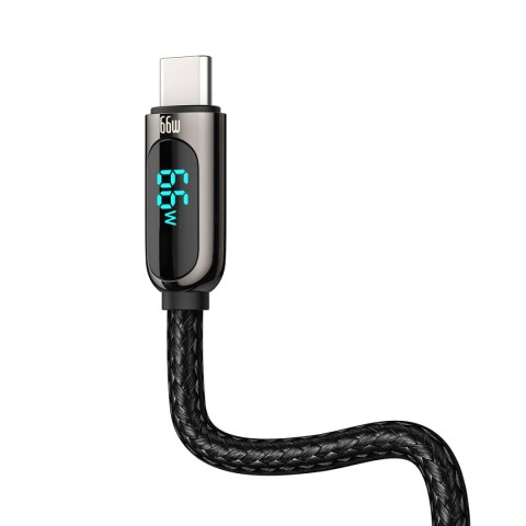 Kabel przewód Display Fast Charging Data USB-A - USB-C 66W 1m - czarny Kabel przewód Display Fast Charging Data USB-A - USB-C 66W 1m - czarny