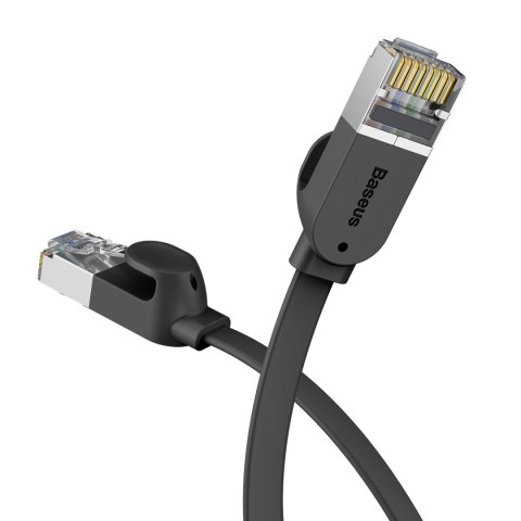 Kabel sieciowy RJ45 płaski High Speed Ethernet CAT6 3m - czarny Kabel sieciowy RJ45 płaski High Speed Ethernet CAT6 3m - czarny