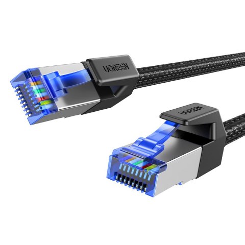 Kabel sieciowy patchcord Ethernet RJ45 Cat8 miedziany rdzeń 1.5m - czarny Kabel sieciowy patchcord Ethernet RJ45 Cat8 miedziany rdzeń 1.5m - czarny