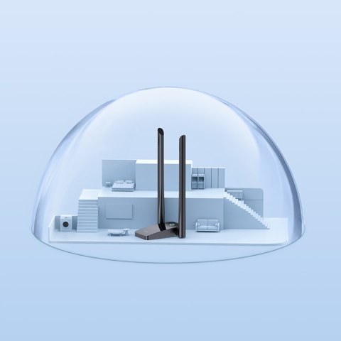 Karta sieciowa USB WiFi 2.4GHz 5GHz FastJoy Access Point 1800 Mb/s - czarna Karta sieciowa USB WiFi 2.4GHz 5GHz FastJoy Access Point 1800 Mb/s - czarna