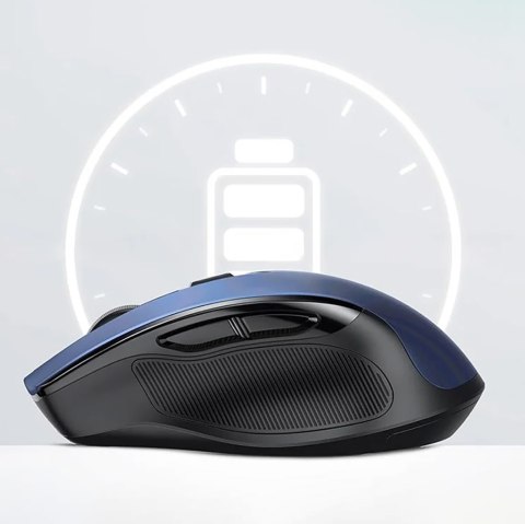 Mysz myszka optyczna bezprzewodowa USB 2.4GHz 4000 DPI - niebieska Mysz myszka optyczna bezprzewodowa USB 2.4GHz 4000 DPI - niebieska