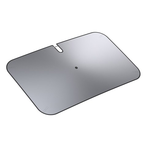 Osłona parasolka przeciwsłoneczna do samochodu na przednią szybę CoolRide 142x75cm - czarna Osłona parasolka przeciwsłoneczna do samochodu na przednią szybę CoolRide 142x75cm - czarna