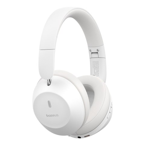 Słuchawki bezprzewodowe nauszne Bass 30 Max Bluetooth 5.3 - białe Słuchawki bezprzewodowe nauszne Bass 30 Max Bluetooth 5.3 - białe