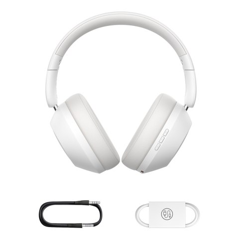 Słuchawki bezprzewodowe nauszne Bass 30 Max Bluetooth 5.3 - białe Słuchawki bezprzewodowe nauszne Bass 30 Max Bluetooth 5.3 - białe