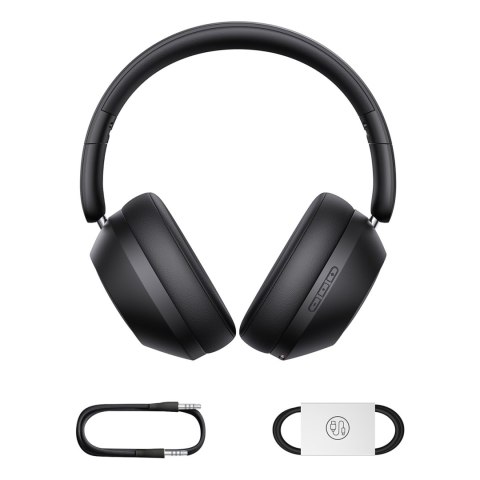 Słuchawki bezprzewodowe nauszne Bass 30 Max Bluetooth 5.3 - czarne Słuchawki bezprzewodowe nauszne Bass 30 Max Bluetooth 5.3 - czarne