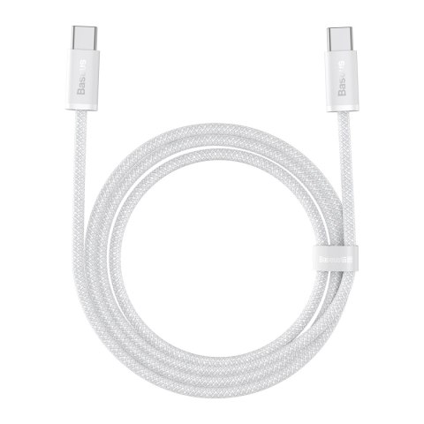 Kabel przewód Dynamic Series USB-C - USB-C 100W 1m - biały Kabel przewód Dynamic Series USB-C - USB-C 100W 1m - biały