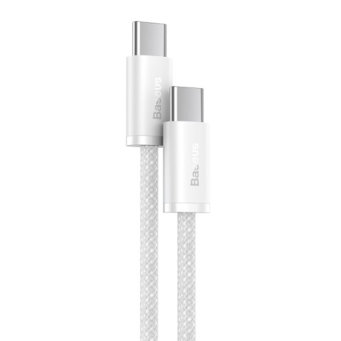 Kabel przewód Dynamic Series USB-C - USB-C 100W 1m - biały Kabel przewód Dynamic Series USB-C - USB-C 100W 1m - biały