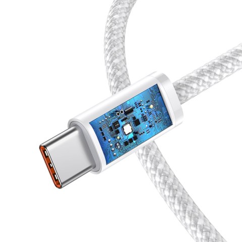 Kabel przewód Dynamic Series USB-C - USB-C 100W 1m - biały Kabel przewód Dynamic Series USB-C - USB-C 100W 1m - biały