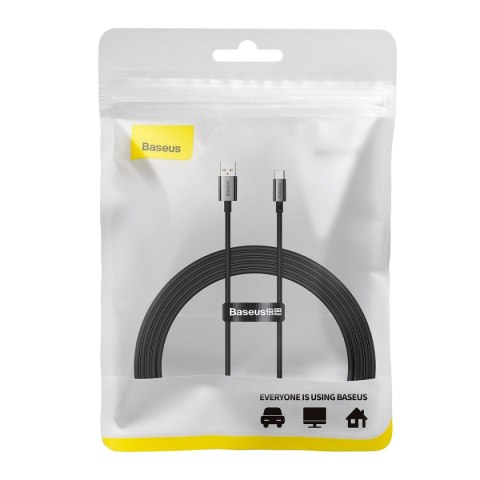 Kabel przewód Superior Series USB-A - USB-C 100W 1m - czarny Kabel przewód Superior Series USB-A - USB-C 100W 1m - czarny