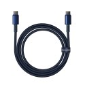 Kabel przewód Tungsten Gold USB-C - USB-C 100W 2m - granatowy
