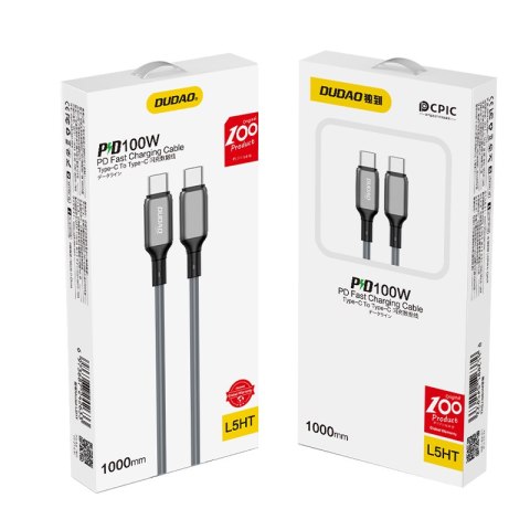 Kabel przewód do szybkiego ładowania PD USB-C 100W 1m Kabel przewód do szybkiego ładowania PD USB-C 100W 1m