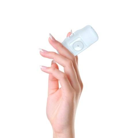 Mini powerbank 5000mAh 15W USB-C i ładowarką do Apple Watch - niebieski Mini powerbank 5000mAh 15W USB-C i ładowarką do Apple Watch - niebieski