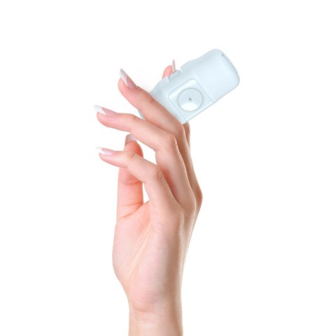 Mini powerbank 5000mAh 15W iPhone Lightning i ładowarką do Apple Watch - niebieski Mini powerbank 5000mAh 15W iPhone Lightning i ładowarką do Apple Watch - niebieski