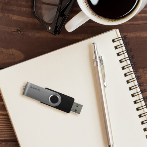 Pendrive pamięć flash 16 GB USB 3.2 Gen 1 UTS3 - czarny Pendrive pamięć flash 16 GB USB 3.2 Gen 1 UTS3 - czarny