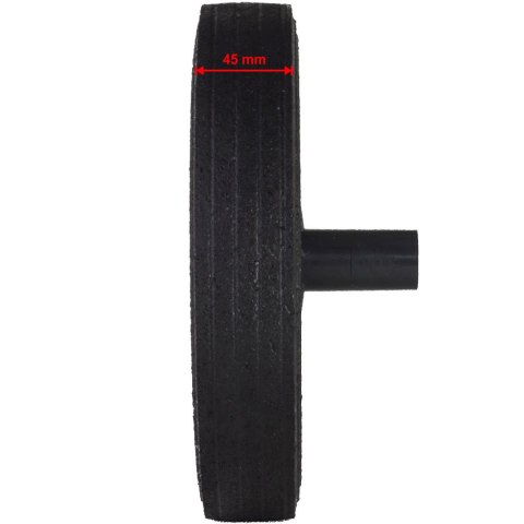 Koło kółko do kubła kontenera na odpady gumowe śr. 250mm Koło kółko do kubła kontenera na odpady gumowe śr. 250mm