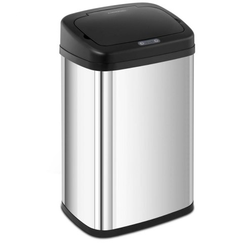 Kosz na śmieci automatyczny bezdotykowy prostokątny z czujnikiem ruchu 30 cm 30 l Kosz na śmieci automatyczny bezdotykowy prostokątny z czujnikiem ruchu 30 cm 30 l