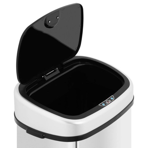 Kosz na śmieci automatyczny bezdotykowy prostokątny z czujnikiem ruchu 30 cm 68 l Kosz na śmieci automatyczny bezdotykowy prostokątny z czujnikiem ruchu 30 cm 68 l