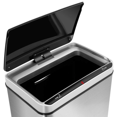 Kosz na śmieci automatyczny bezdotykowy z czujnikiem ruchu zasięg 20 cm 80 l Kosz na śmieci automatyczny bezdotykowy z czujnikiem ruchu zasięg 20 cm 80 l