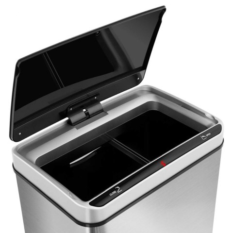 Kosz na śmieci automatyczny bezdotykowy z czujnikiem ruchu zasięg 20 cm 80 l Kosz na śmieci automatyczny bezdotykowy z czujnikiem ruchu zasięg 20 cm 80 l