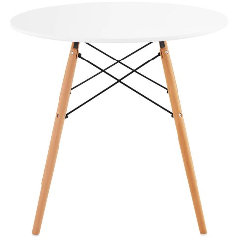 Stolik stół skandynawski do salonu biura nowoczesny okrągły śr. 80 cm wys. 74 cm Stolik stół skandynawski do salonu biura nowoczesny okrągły śr. 80 cm wys. 74 cm