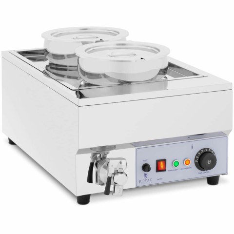 Bemar elektryczny podgrzewacz stacja do zupy fondue czekolady 1500 W 2 x 7 l Bemar elektryczny podgrzewacz stacja do zupy fondue czekolady 1500 W 2 x 7 l