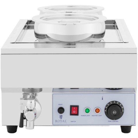 Bemar elektryczny podgrzewacz stacja do zupy fondue czekolady 1500 W 2 x 7 l Bemar elektryczny podgrzewacz stacja do zupy fondue czekolady 1500 W 2 x 7 l