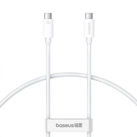 Kabel przewód Superior 2 USB-C - USB-C USB4 240W 1.8m - biały Kabel przewód Superior 2 USB-C - USB-C USB4 240W 1.8m - biały