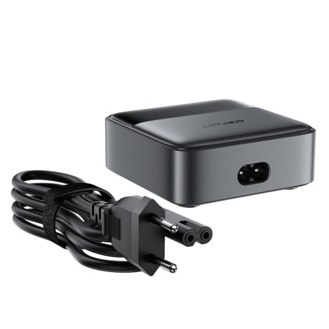 Ładowarka sieciowa stacja zasilania biurkowa Z6 GaN 2x USB-A 2x USB-C PD 65W - czarna Ładowarka sieciowa stacja zasilania biurkowa Z6 GaN 2x USB-A 2x USB-C PD 65W - czarna
