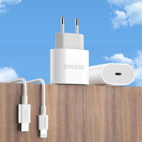 Mała ładowarka sieciowa A14EU PD 20W USB-C - biała Mała ładowarka sieciowa A14EU PD 20W USB-C - biała