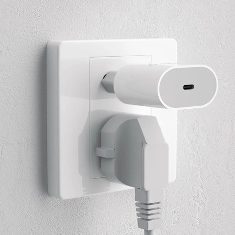 Mała ładowarka sieciowa A14EU PD 20W USB-C - biała Mała ładowarka sieciowa A14EU PD 20W USB-C - biała