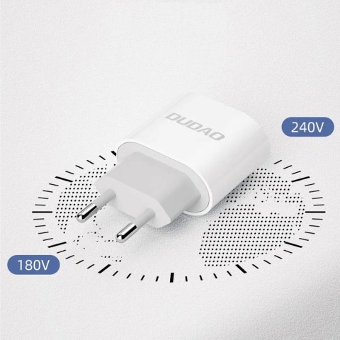 Mała ładowarka sieciowa A14EU PD 20W USB-C - biała Mała ładowarka sieciowa A14EU PD 20W USB-C - biała