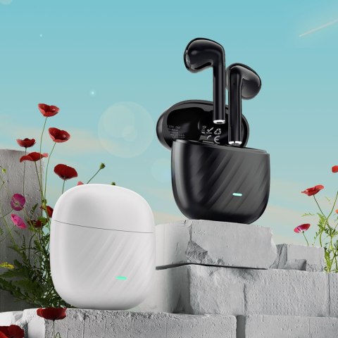 Słuchawki bezprzewodowe douszne TWS Bluetooth 5.3 - czarne Słuchawki bezprzewodowe douszne TWS Bluetooth 5.3 - czarne