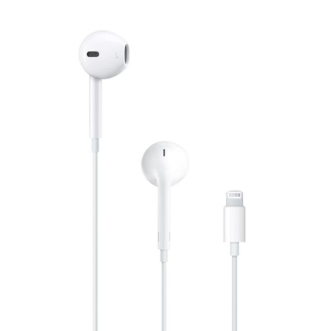 Słuchawki douszne Apple EarPods z końcówką Lightning do iPhone białe Słuchawki douszne Apple EarPods z końcówką Lightning do iPhone białe