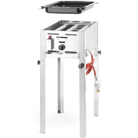 Grill gazowy z patelnią Grill Master Mini 290x480mm 5.8kW- Hendi 154700 Grill gazowy z patelnią Grill Master Mini 290x480mm 5.8kW- Hendi 154700