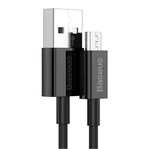 Kabel przewód Superior USB-A - micro USB 2A 2m - czarny Kabel przewód Superior USB-A - micro USB 2A 2m - czarny