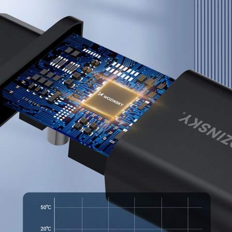 Ładowarka sieciowa 30W USB-C 2x USB-A - czarny Ładowarka sieciowa 30W USB-C 2x USB-A - czarny