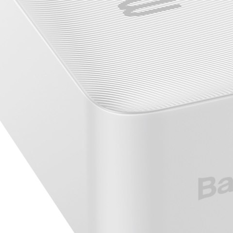 Bipow powerbank z szybkim ładowaniem 30000mAh kabel USB-A microUSB 0.25m biały Bipow powerbank z szybkim ładowaniem 30000mAh kabel USB-A microUSB 0.25m biały