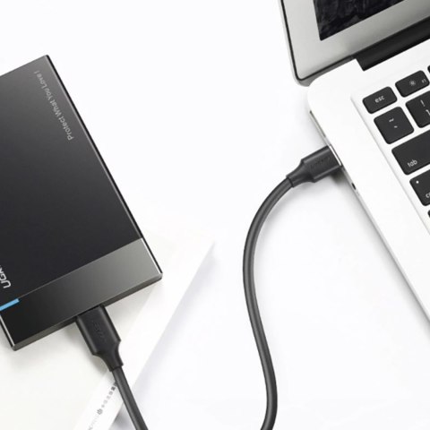 Kabel przewód USB-A 3.0 - USB-C 3A 1.5m - czarny Kabel przewód USB-A 3.0 - USB-C 3A 1.5m - czarny