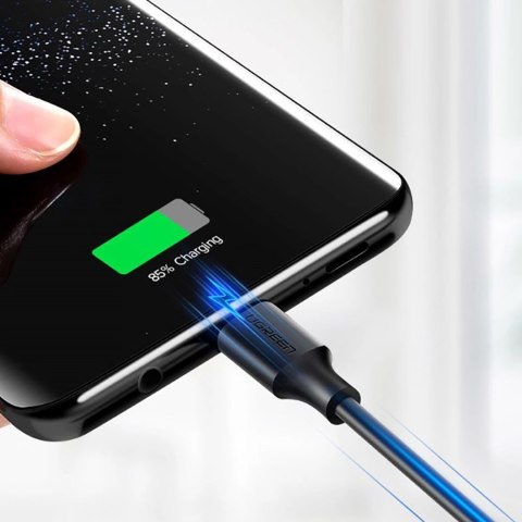 Kabel przewód USB-A 3.0 - USB-C 3A 1.5m - czarny Kabel przewód USB-A 3.0 - USB-C 3A 1.5m - czarny